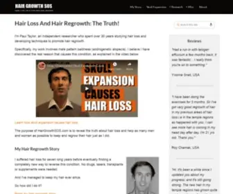 Hairgrowthsos.com(Hair Growth SOS) Screenshot