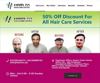 Hairinn.pk(Hair INN Hair Transplant in Peshawar) Screenshot