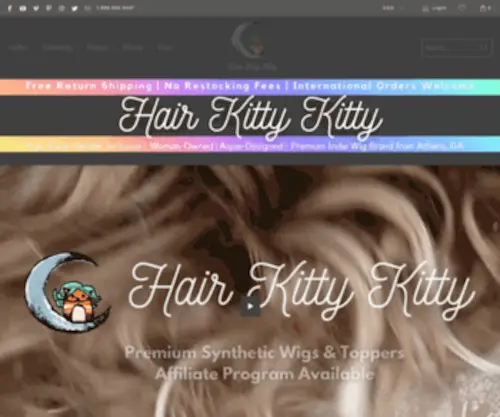 Hairkittykitty.com(Wear Comfort Meets Cute) Screenshot
