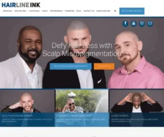 Hairlineink.com(The #1 Hair Loss Solution) Screenshot