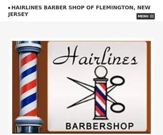 Hairlinesbarbershop.com(Hairlines Barbershop) Screenshot