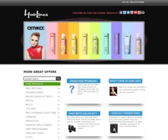 Hairlinesonline.com(Hairlines) Screenshot