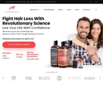 Hairlossdhtshampoo.com(Hair Restoration Laboratories) Screenshot