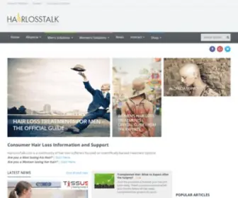 Hairlosstalk.com(Hair Loss Information) Screenshot