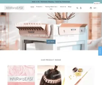 Hairmadeeasi.com(At Hair Made Easi we make game changing tools for hair extensionists) Screenshot