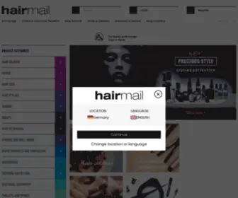 Hairmail.fi(Frontpage) Screenshot