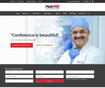 Hairmdindia.com(Hair Restoration Center & Hair Transplant Clinic Pune) Screenshot