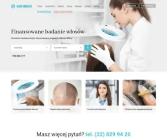 Hairmedica.pl(Klinika Włosów) Screenshot