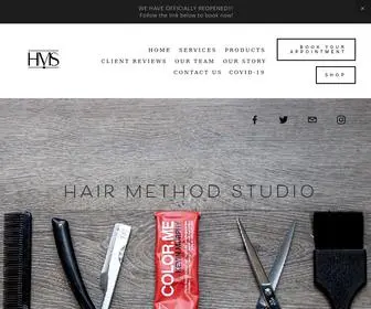 Hairmethodstudio.com(Hair method studio) Screenshot