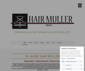 Hairmueller.de(HAIR MÜLLER) Screenshot