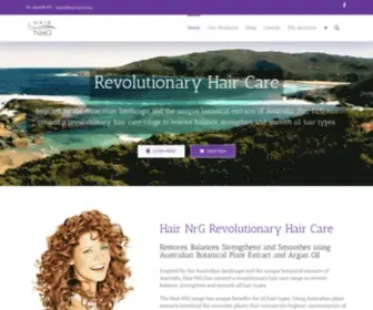 Hairnrg.com.au(Hair NrG) Screenshot