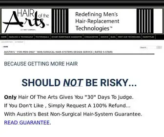 Hairofthearts.com(Austin Tx Non) Screenshot