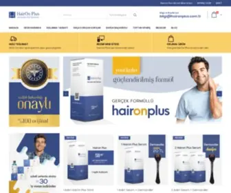 Haironplus.com.tr(Yüzbinlerce Erkeğin Vazgeçemediği Efsane Ürün) Screenshot