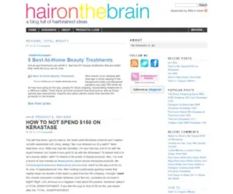 Haironthebrain.com(Hair On The Brain) Screenshot