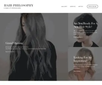 Hairphilosophyny.com(HAIR PHILOSOPHY) Screenshot