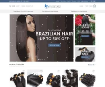 Hairple.co.za(Brazilian Hair For Sale) Screenshot