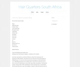 Hairquarters.co.za(Hair Quarters South Africa) Screenshot