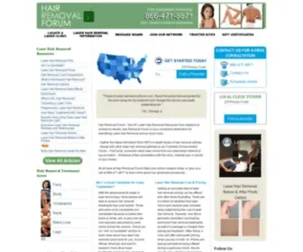 Hairremovalforum.com(Hair Removal Forum) Screenshot