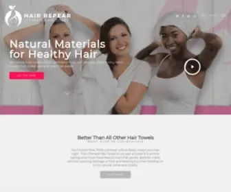 Hairrepear.com(The Ultimate Hair Towel) Screenshot