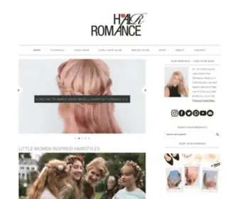 Hairromance.com(Hair Blog) Screenshot