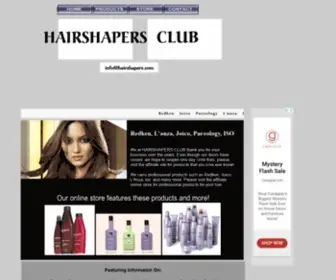 Hairshapers.com(Your source for professional stylist and products) Screenshot