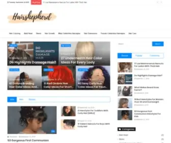 Hairshepherd.com(Everything about hair within our knowledge) Screenshot