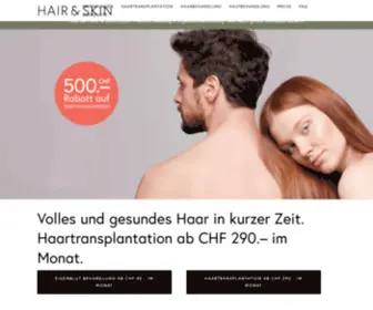 Hairskin.com(Volles und gesundes Haar in kurzer Zeit) Screenshot