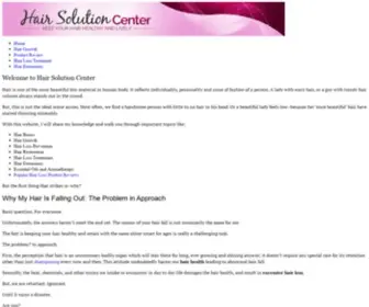 Hairsolutioncenter.com(Hair Solution Center) Screenshot