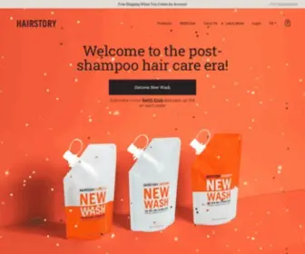 Hairstory.com(Professional Hair Care Products) Screenshot