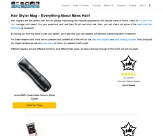 Hairstylermag.com(Everything About Mens Hair) Screenshot