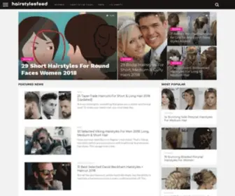 Hairstylesfeed.com(Styles, Cuts & Colors) Screenshot