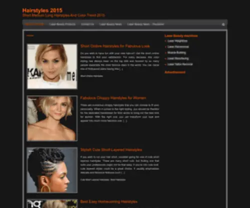 Hairstylesnews.com(This domain name) Screenshot