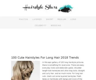 Hairstylestars.com(Hairstyle Stars) Screenshot