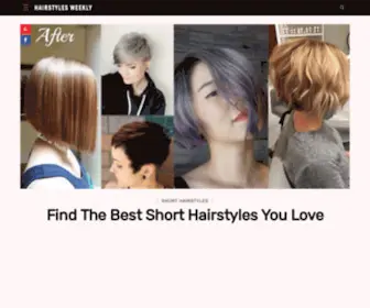 Hairstylesweekly.com(Hairstyles Weekly) Screenshot