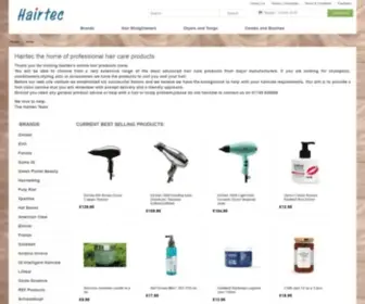 Hairtec.com(Hairtec the home of professional hair care products) Screenshot