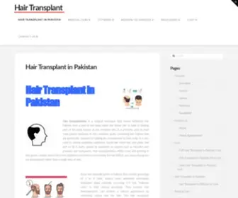 Hairtransplant.pk(Hair Transplant in Pakistan) Screenshot