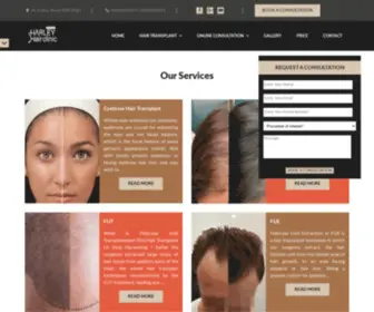 Hairtransplantclinic.org.uk(Hair restoration clinic London) Screenshot