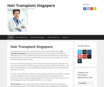 Hairtransplantsingapore.net(Hair Transplant Singapore) Screenshot