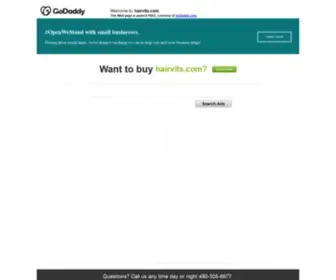 Hairvits.com(Create an Ecommerce Website and Sell Online) Screenshot