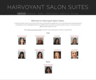 Hairvoyant.com(Hairvoyant Salon Suites) Screenshot