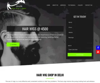 Hairwigsshopindelhi.in(Hair Wig Shop in Delhi) Screenshot