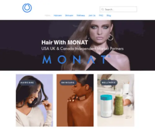 Hairwithmonat.com(Shop Online) Screenshot
