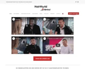 HairWorldistanbul.com(Haartransplantatie FUE CT) Screenshot