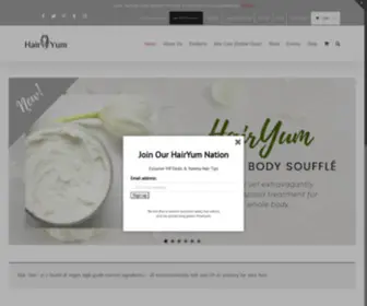 Hairyum.com(Hair Yum) Screenshot