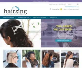 Hairzing.com(Double) Screenshot