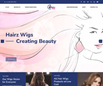 Hairzwigs.com(Hairz Wigs) Screenshot