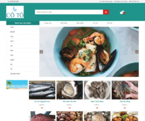 Haisancoto.com(Hải Sản Cô Tô) Screenshot