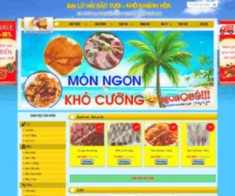 Haisankhanhhoa.vn(Hải sản Khánh Hòa) Screenshot