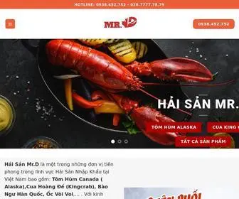 Haisansg.com(Cung cấp Tôm Hùm Alaska) Screenshot