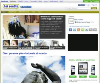 Haisentito.it(Ultime notizie) Screenshot